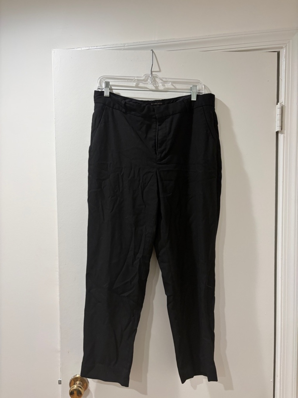Banana Republic Black Cropped Dress Pants